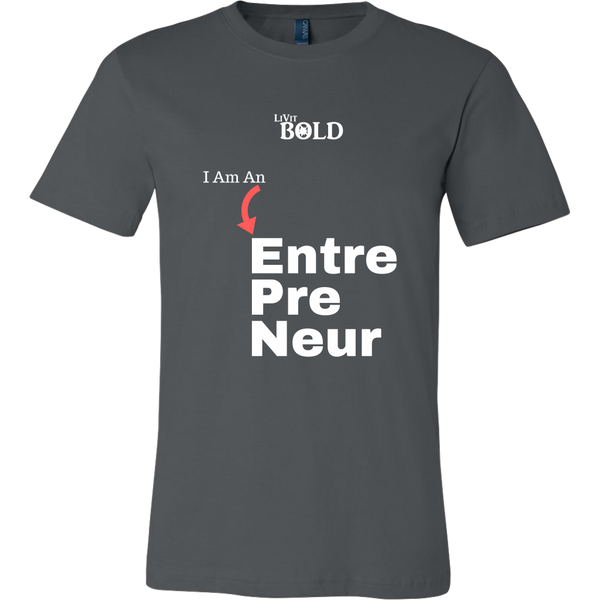 LiVit BOLD Canvas Men's Shirt - I am an Entrepreneur - LiVit BOLD