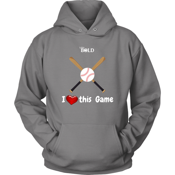 LiVit BOLD Men & Women Hoodie --- I Heart This Game - LiVit BOLD