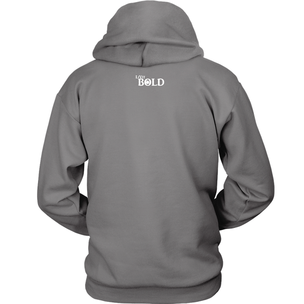 CONFIDENT Front and Back Print Unisex Hoodie - 12 Colors - LiVit BOLD - LiVit BOLD
