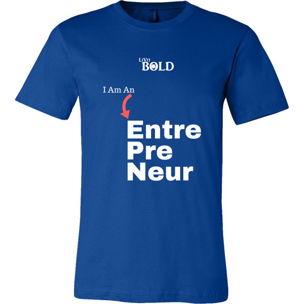 LiVit BOLD Canvas Men's Shirt - I am an Entrepreneur - LiVit BOLD