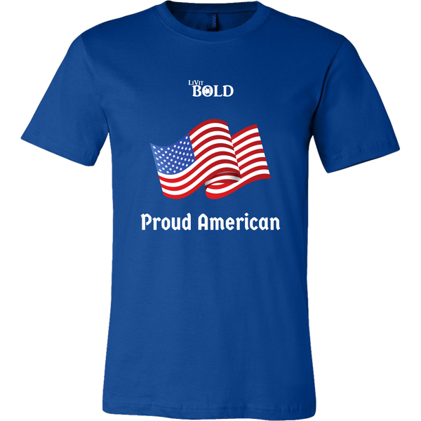 LiVit BOLD Canvas Men's Shirt - Proud American - LiVit BOLD