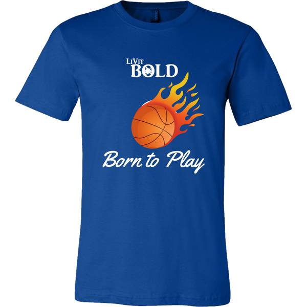 LiVit BOLD Men's - Born to Play - Shirt - Basketball Collection - LiVit BOLD