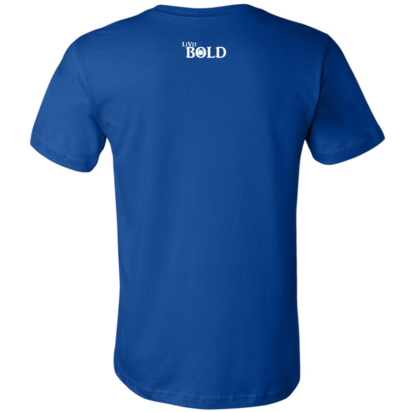 CONFIDENT Front and Back Print Men's T-Shirt - 16 Colors - LiVit BOLD - LiVit BOLD