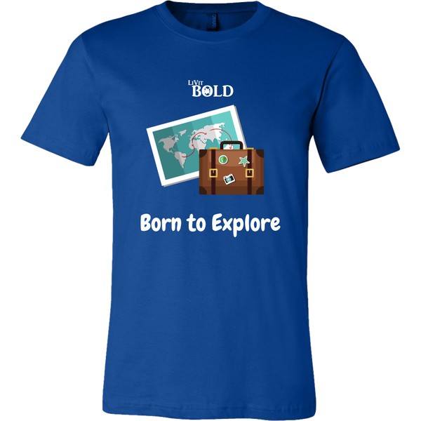 LiVit BOLD Canvas Men's Shirt - Born to Explore - LiVit BOLD