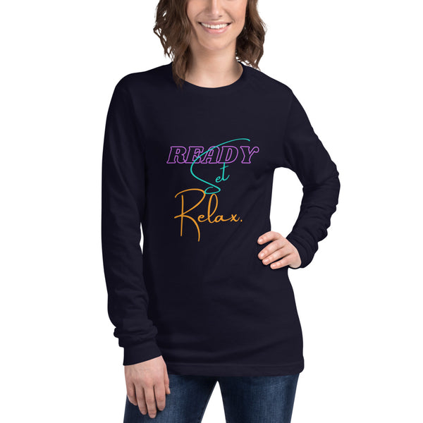 Ready Set Relax Unisex Long Sleeve Tee (5 Colors)