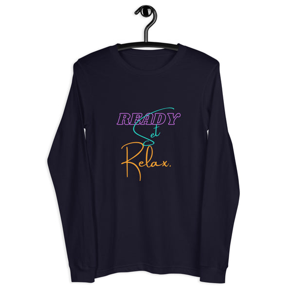 Ready Set Relax Unisex Long Sleeve Tee (5 Colors)