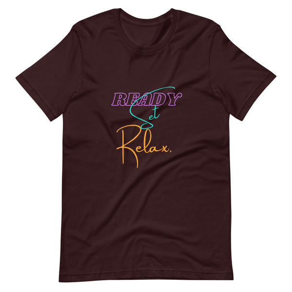 Read Set Relax - Short-Sleeve Unisex T-Shirt (6 Colors)