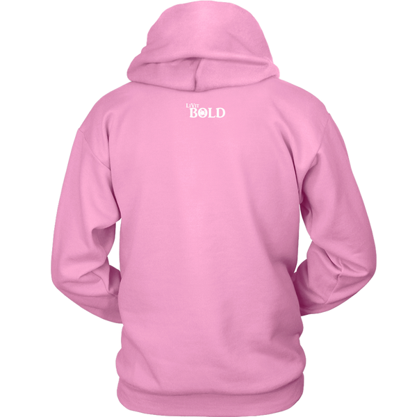 CONFIDENT Front and Back Print Unisex Hoodie - 12 Colors - LiVit BOLD - LiVit BOLD