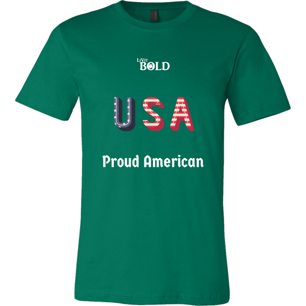 LiVit BOLD Canvas Men's Shirt - Proud American - LiVit BOLD