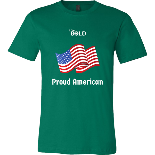 LiVit BOLD Canvas Men's Shirt - Proud American - LiVit BOLD