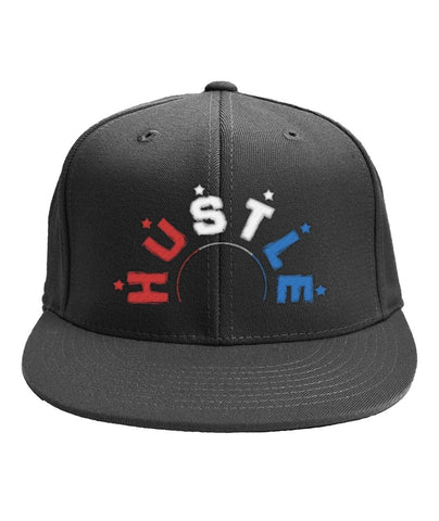 Hustle Hat In American Flag Colors - LiVit BOLD 6-Panel Classic Snapback - LiVit BOLD