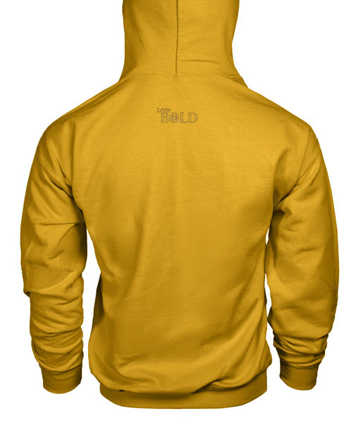 FAMOUS - Gold Unisex Hoodie Ver1 by LiVit BOLD Unisex Hoodie