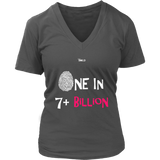 One In 7 Plus Billion - Women's T-Shirt - 6 Colors - LiVit BOLD - LiVit BOLD