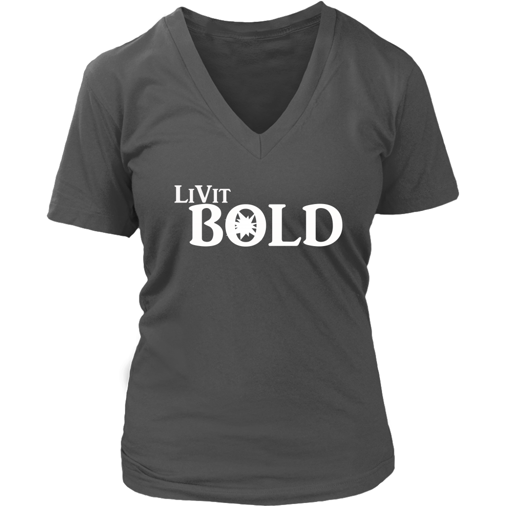 LiVit BOLD District Women's V-Neck Shirt - LiVit BOLD