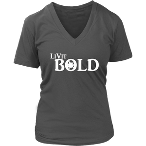 LiVit BOLD District Women's V-Neck Shirt - LiVit BOLD