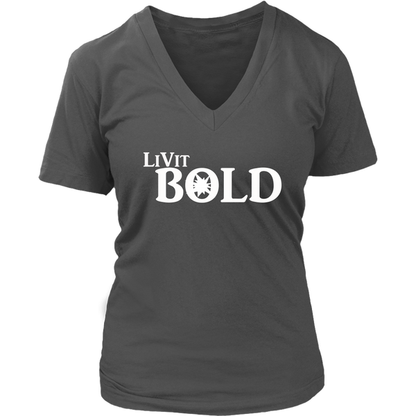 LiVit BOLD District Women's V-Neck Shirt - LiVit BOLD