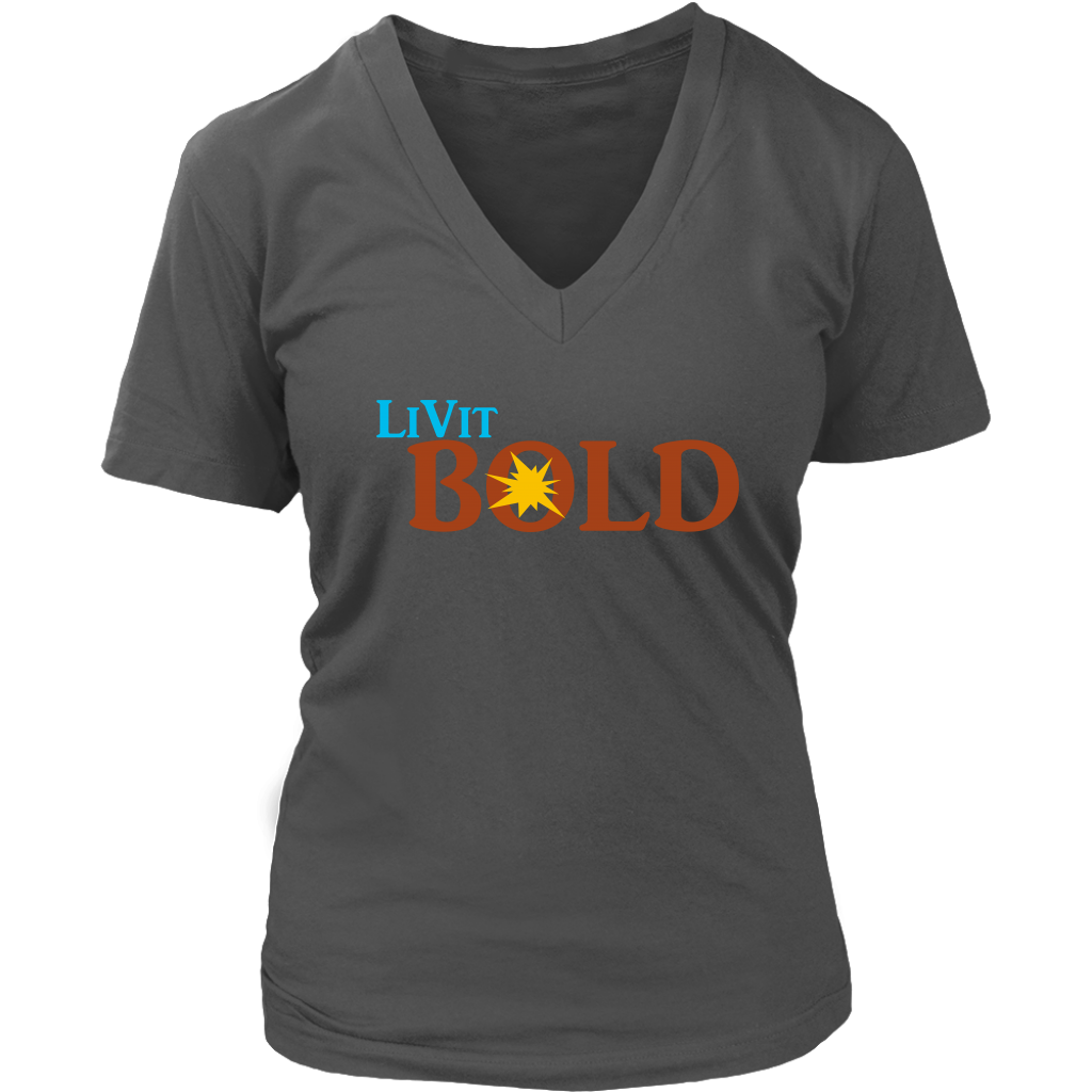 LiVit BOLD District Women's V-Neck Shirt - LiVit BOLD