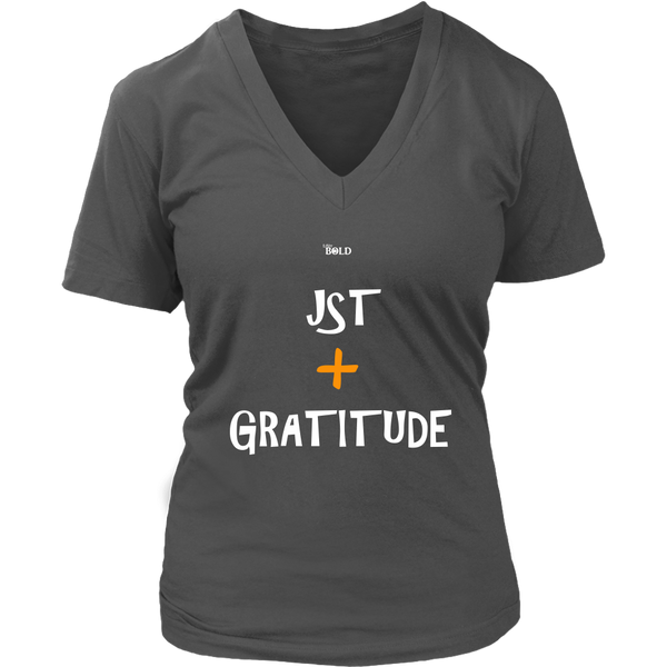 Just Add Gratitude Women's T-Shirt - LiVit BOLD - 7 Colors - LiVit BOLD