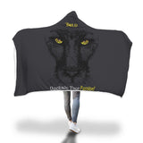 Panther Face Hooded Blanket - LiVit BOLD - LiVit BOLD