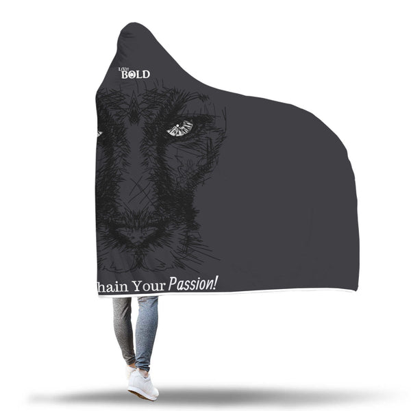 Panther Face Hooded Blanket - LiVit BOLD - LiVit BOLD