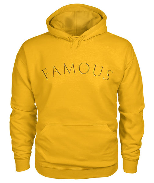 FAMOUS - Gold Unisex Hoodie Ver1 by LiVit BOLD Unisex Hoodie