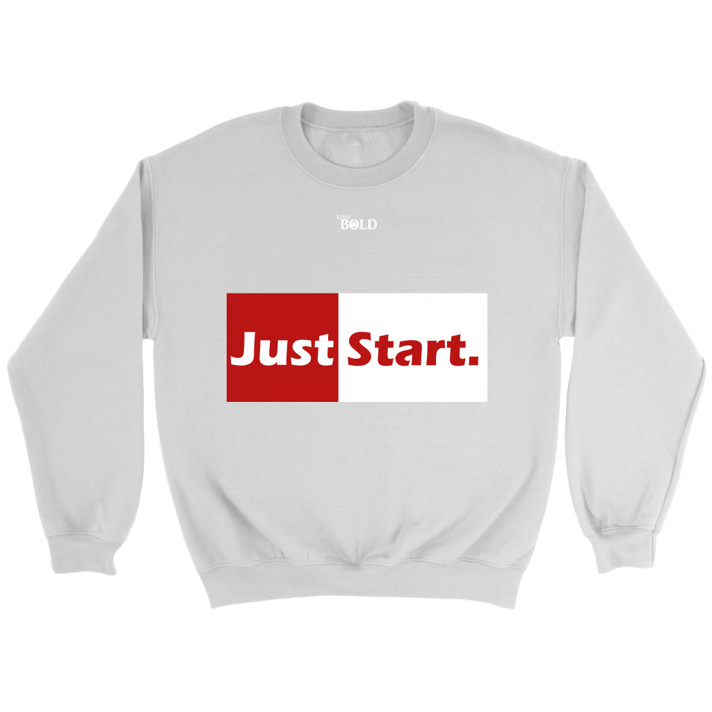 Just Start Unisex Sweatshirt - LiVit BOLD - 8 Colors - LiVit BOLD