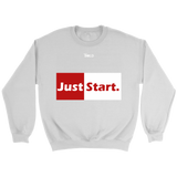 Just Start Unisex Sweatshirt - LiVit BOLD - 8 Colors - LiVit BOLD