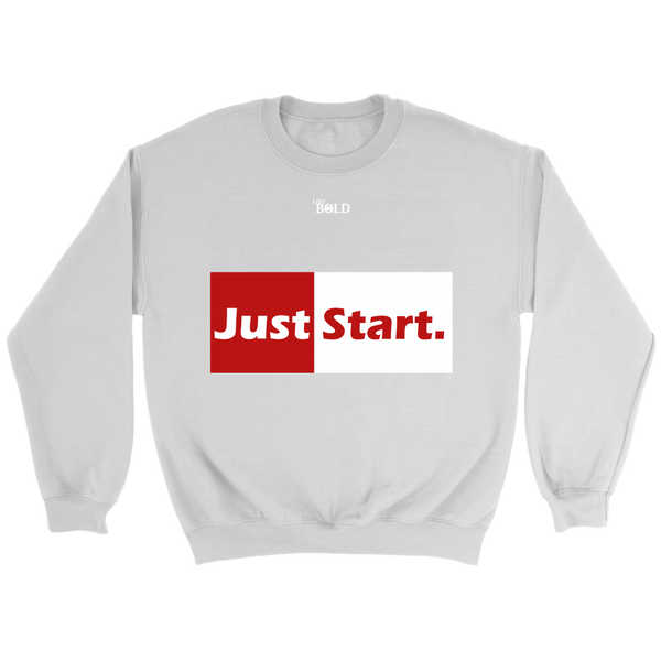 Just Start Unisex Sweatshirt - LiVit BOLD - 8 Colors - LiVit BOLD