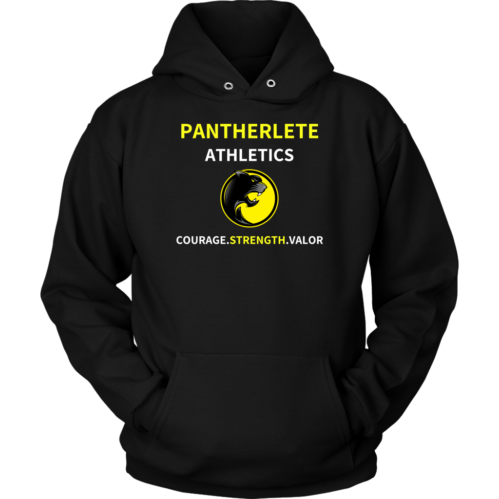 Pantherlete Athletics Unisex Hoodie - Black - LiVit BOLD