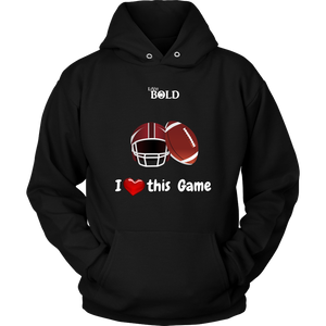 LiVit BOLD Men & Women Hoodies --- I Heart This Game - Football - LiVit BOLD