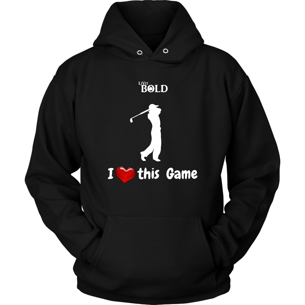 LiVit BOLD Hoodie - I Heart this Game - Golf - LiVit BOLD