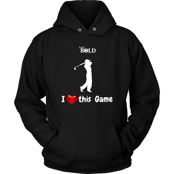 LiVit BOLD Hoodie - I Heart this Game - Golf - LiVit BOLD