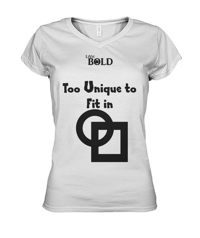 Too Unique To Fit In Women's Top - LiVit BOLD - LiVit BOLD