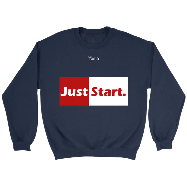 Just Start Unisex Sweatshirt - LiVit BOLD - 8 Colors - LiVit BOLD