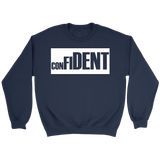 CONFIDENT Unisex Crewneck Sweatshirt - LiVit BOLD - 7 Colors - LiVit BOLD