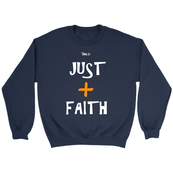 Just Add Faith Unisex Crewneck Sweatshirt - LiVit BOLD - 7 Colors - LiVit BOLD