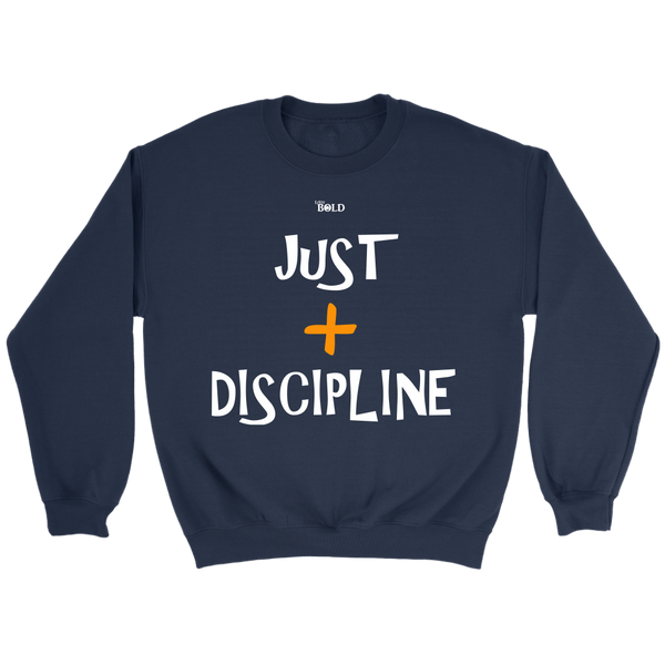 Just Add Discipline Unisex Crewneck Sweathshirt - 7 Colors - LiVit BOLD - LiVit BOLD