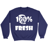 100% FRESH - Unisex Crewneck Sweatshirt - LiVit BOLD - 7 Colors - LiVit BOLD
