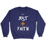 Just Add Faith Unisex Crewneck Sweatshirt - LiVit BOLD - 7 Colors - LiVit BOLD