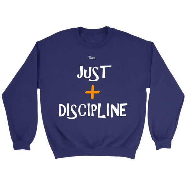 Just Add Discipline Unisex Crewneck Sweathshirt - 7 Colors - LiVit BOLD - LiVit BOLD