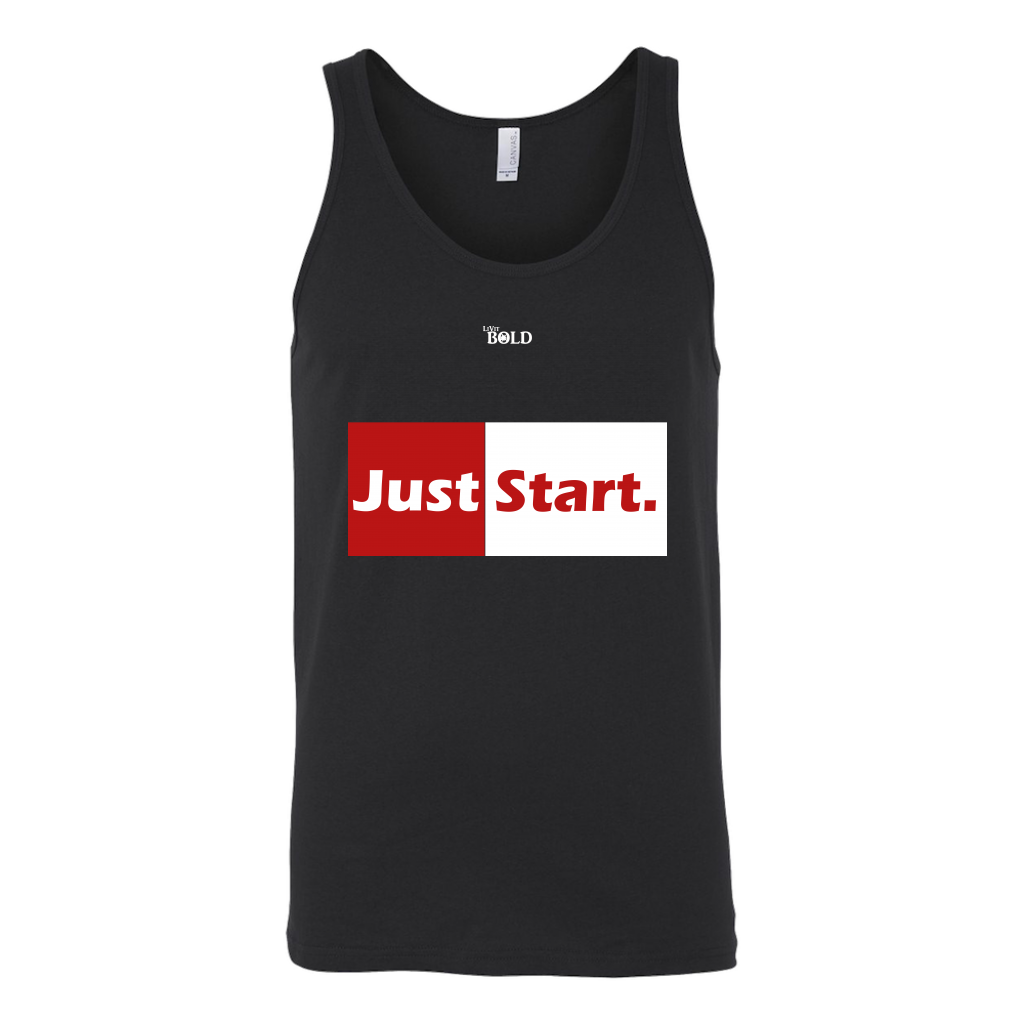 Just Start Unisex Tank Top - LiVit BOLD - 3 Colors - LiVit BOLD