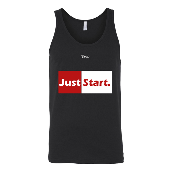 Just Start Unisex Tank Top - LiVit BOLD - 3 Colors - LiVit BOLD