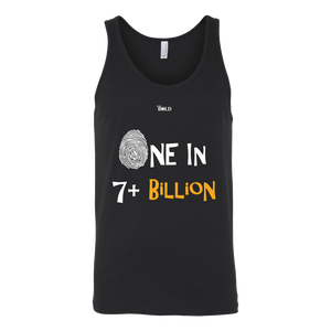 One In 7 Plus Billion - Men's Tank Top- 3 Colors - LiVit BOLD - LiVit BOLD