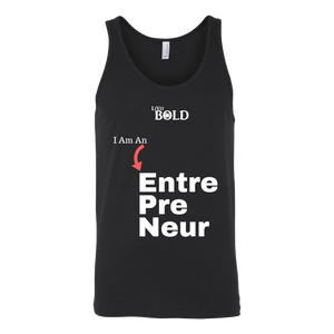 LiVit BOLD Canvas Unisex Tank - I am an Entrepreneur - LiVit BOLD