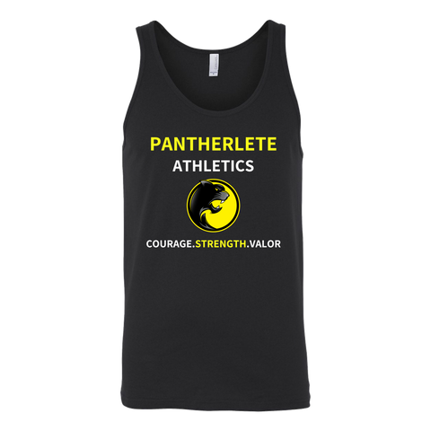 Pantherlete Athletics Unisex Tank - Black - LiVit BOLD
