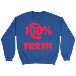 100% FRESH - Unisex Crewneck Sweatshirt - LiVit BOLD - 4 Colors - LiVit BOLD