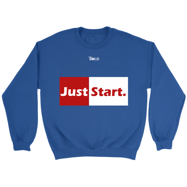 Just Start Unisex Sweatshirt - LiVit BOLD - 8 Colors - LiVit BOLD