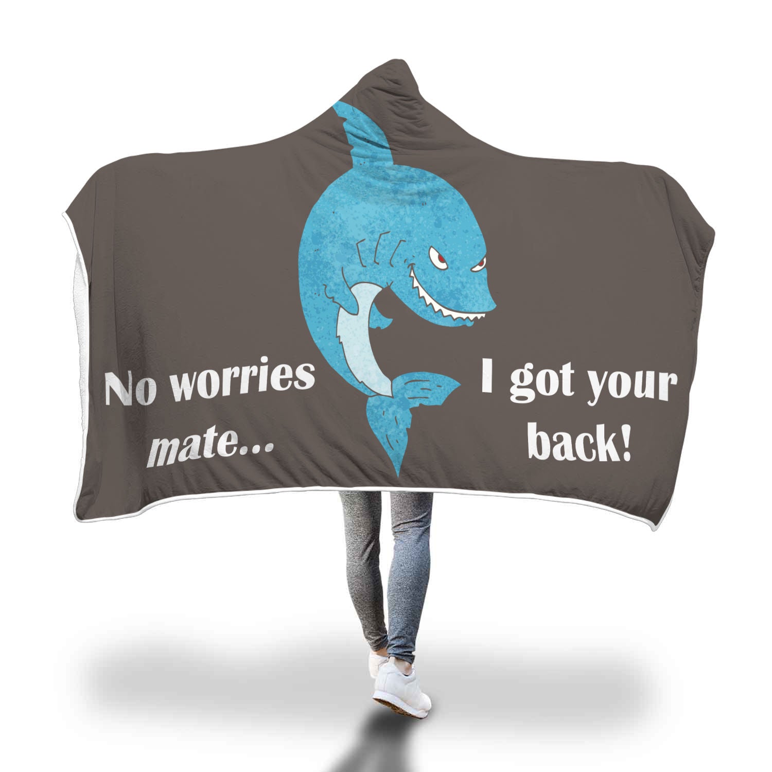 No worries mate...I got your back Hooded Blanket - LiVit BOLD - LiVit BOLD