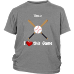 LiVit BOLD District Youth Shirt -  I Heart this Game - LiVit BOLD