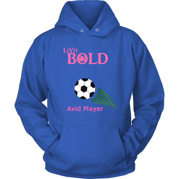 LiVit BOLD Female Hoodie - Soccer Collection - LiVit BOLD